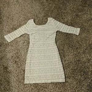 Foreign Exchange off white flower dress